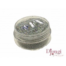 Diamond FX Cosmetic glitter Козметичен глитер, 5 gr Cristal Silver / Кристално сребърнo, DFX-CG7